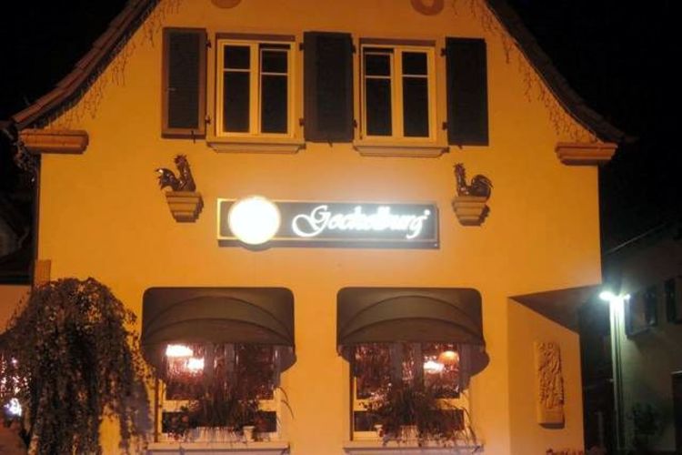 Blick auf ein Haus