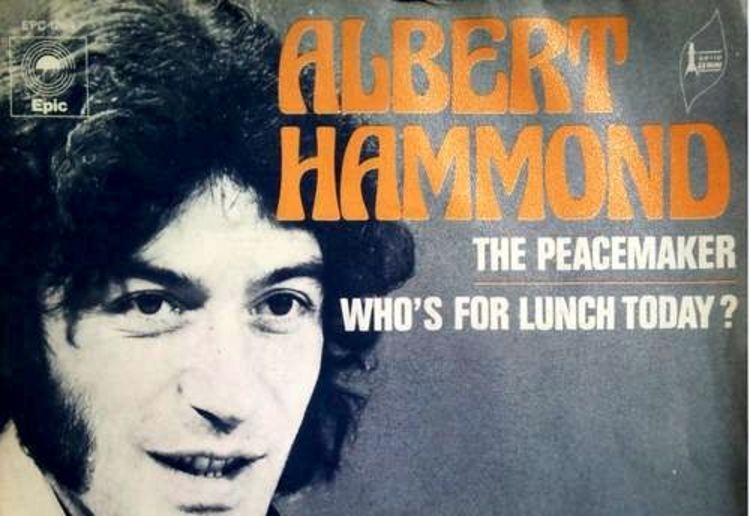 Plattencover aus den 70ern mit dem Foto von Albert Hammond