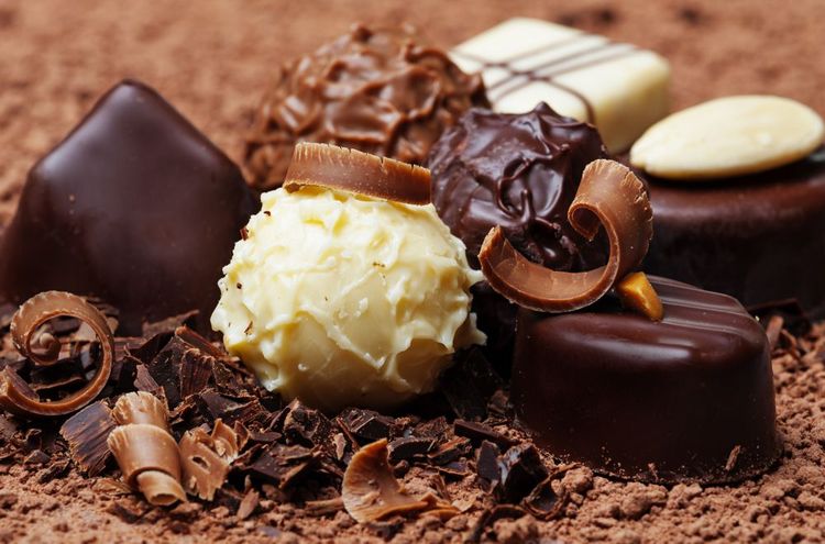 Schokoladen Pralinen