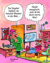 Wasser im Bein