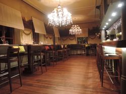 Innenraum des Restaurants Brasserie in Pirmasens