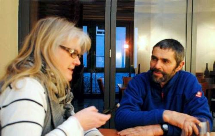 Erich Stachel im Gespräch mit Rita Steinmetz