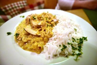 Teller mit Maispoularden-Brust