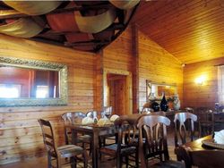 Innenraum des Restaurants Paradies am See